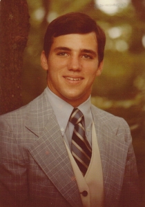 Mark's senior picture from high school, 1979