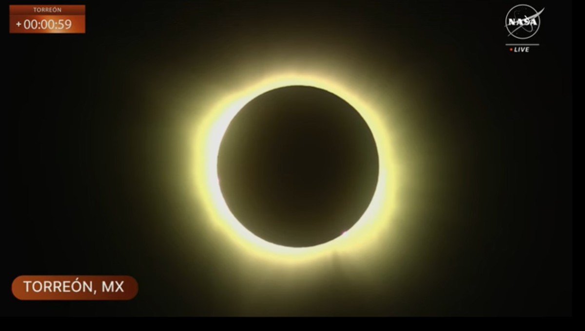 Total eclipse of the sun 2024